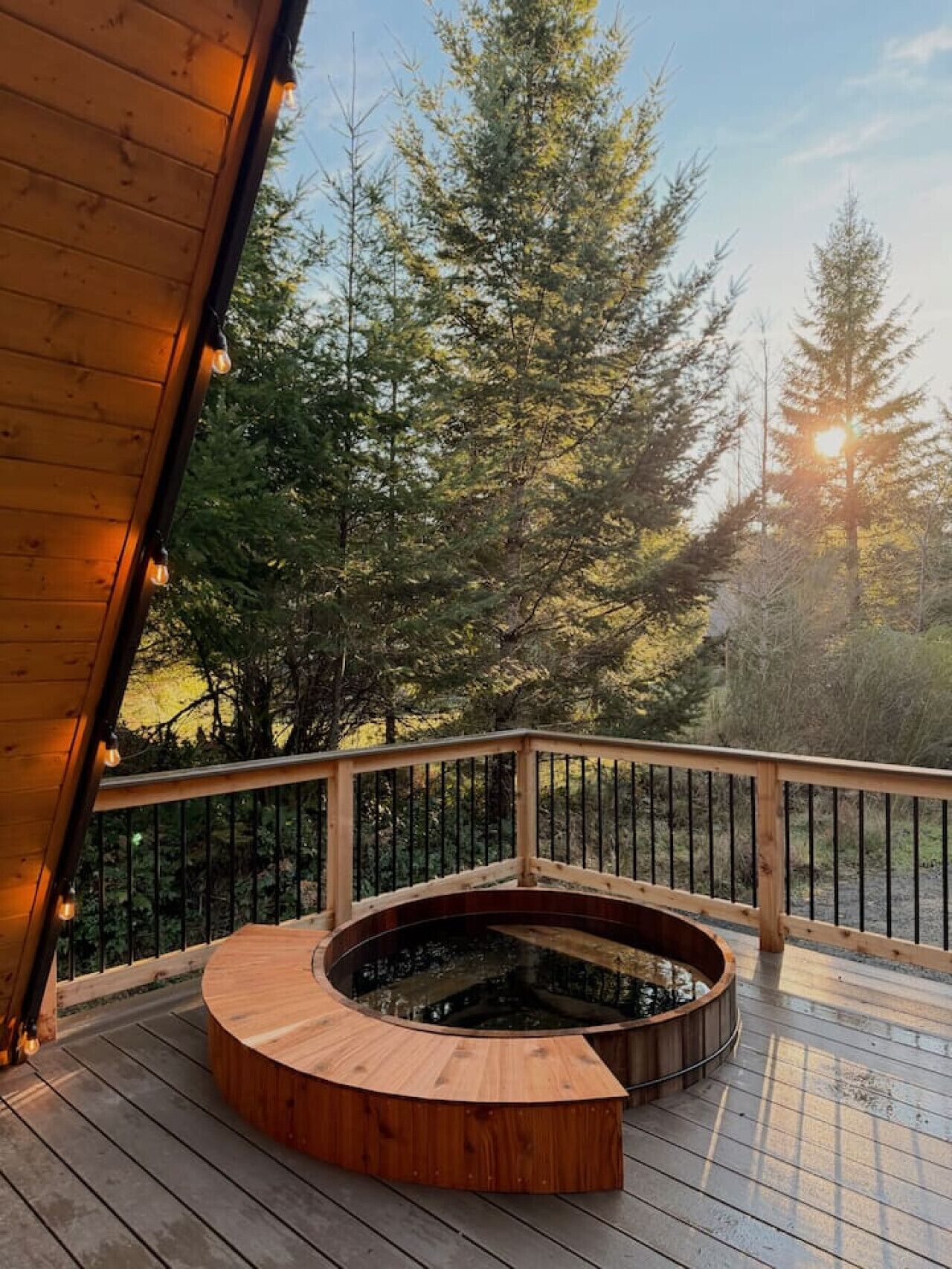 Bain à remous extérieur