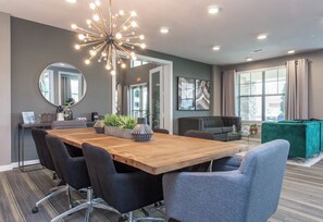 Dining - Landing | Chic 1BD, Game Room, Gym (Houston)