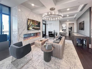 Smart TV - Landing | Stylish Studio, Clubhouse, Gym (Houston)