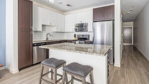 Fridge, dining tables - Landing | Incredible 1BD, Yoga Studio (Denver)