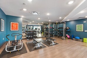Fitness facility - Landing | Modern 1BD, Yoga Studio (Denver)