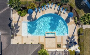 Pool - Landing | Chic 2BD, Game Room, Clubhouse (Houston)