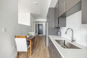 Fridge, dining tables - Landing | Incredible Studio in Central City (Salt Lake City)