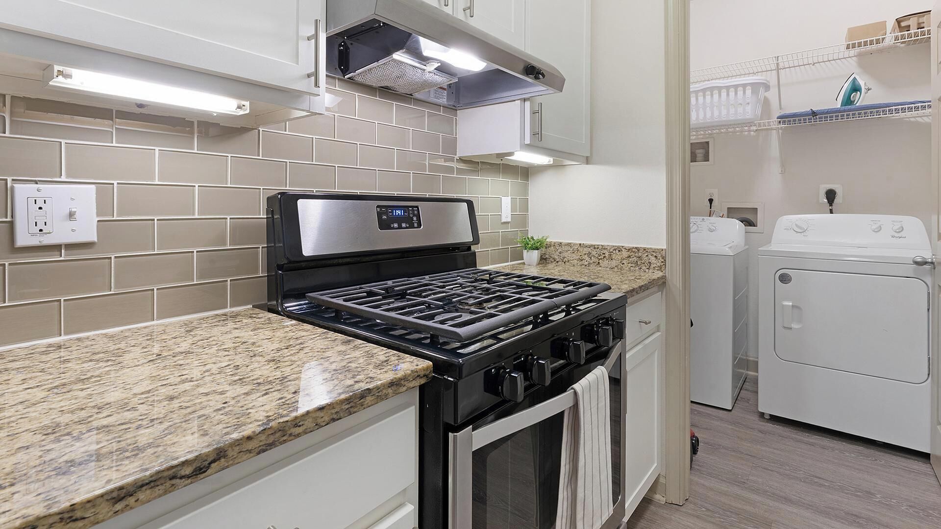 Fridge, dining tables