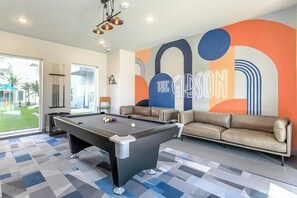 Games room - Landing | Stylish 1BD in Grand Prairie (Grand Prairie)