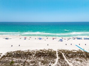 On the beach - Beachfront 2BR Condo | Low-Density Surf Club, Large Balcony, Direct Gulf Access (Panama City Beach)