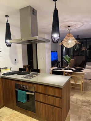 Microwave, oven, stovetop, dishwasher - Brand New 2BR Condo I 10 Min from Tulum's Beach (Tulum)