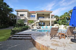 Pool - Waterfront Neo Mediterranean Home On Casey Key Tidewater Manor (Nokomis)
