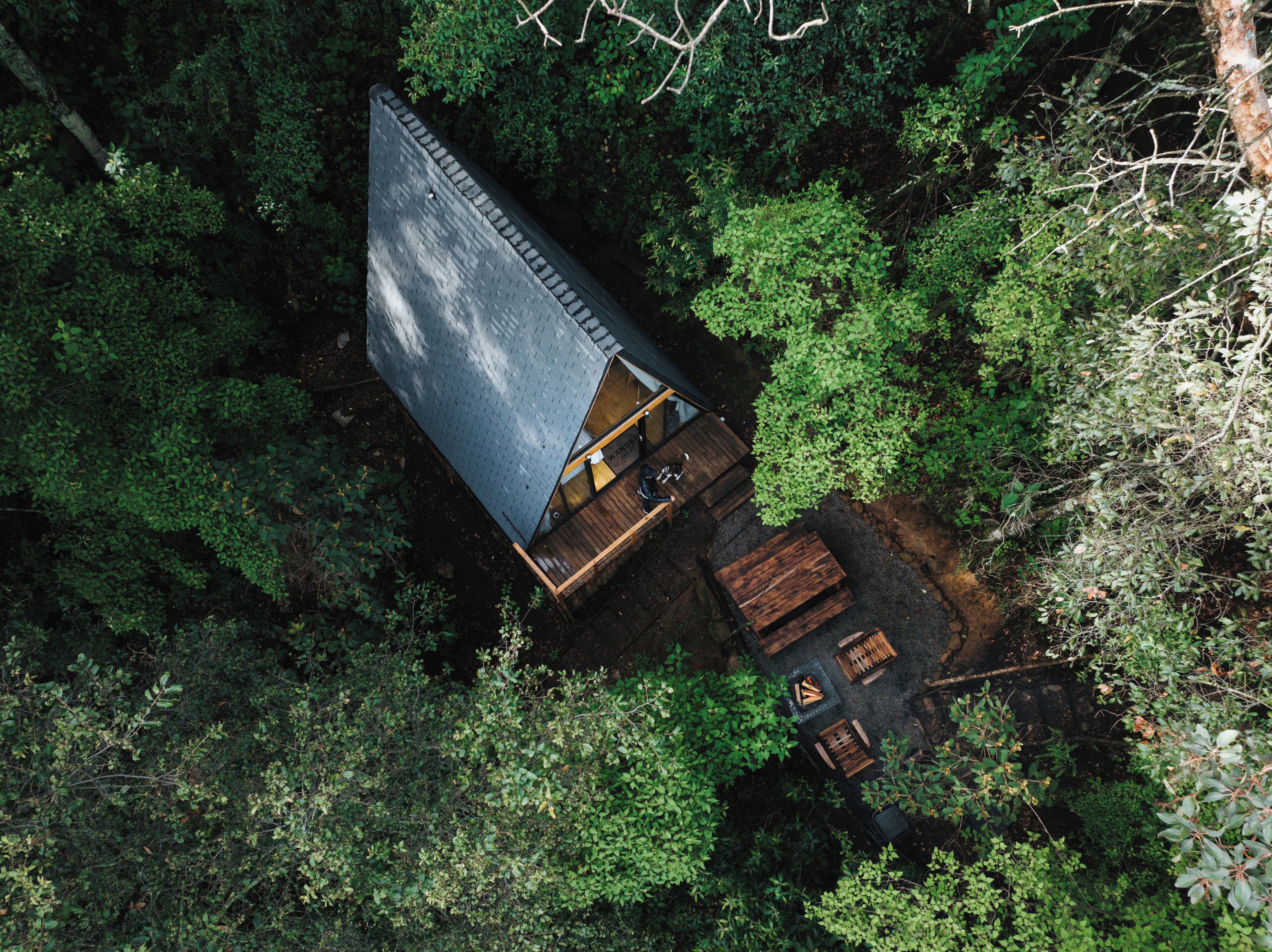 Cabane, vue montagne | Extérieur
