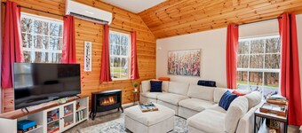 GlampingDome + Ponds Cabin retreat near Capacon State Park in Berkeley Spring WV