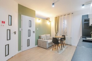 Living area - Krzywa Homely Apartment (Katowice)