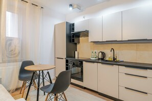 Private kitchen - Krzywa Homely Apartment (Katowice)