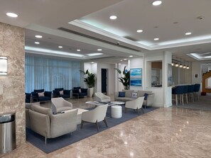 Sala de estar en el lobby