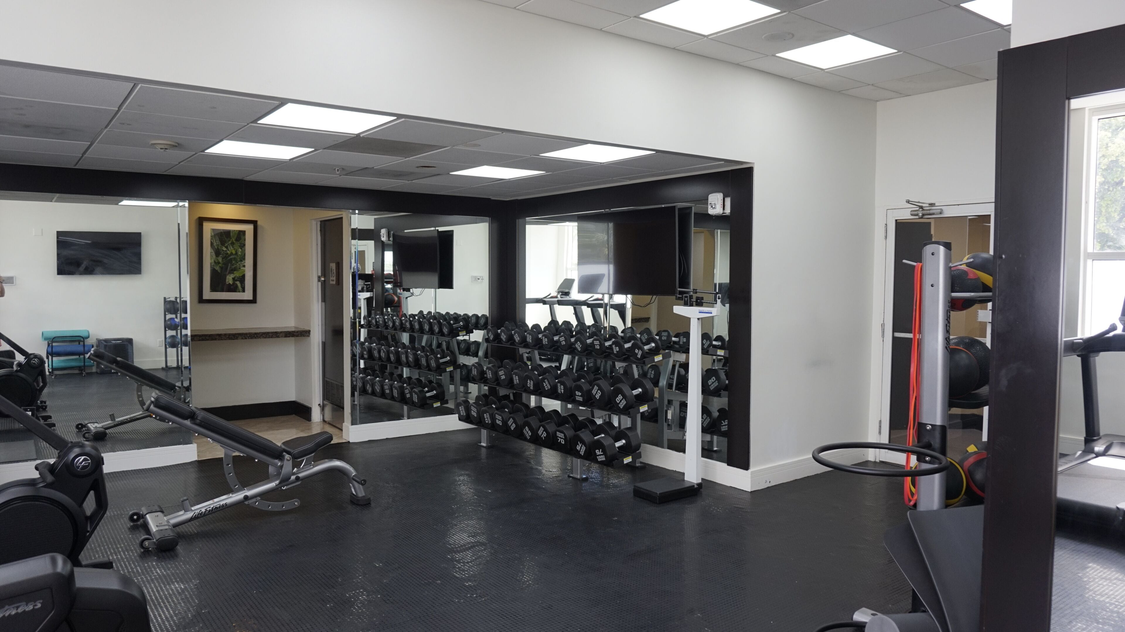 Condo luxo, vista para o oceano | Sala de fitness