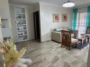 Living area - Serene 3-bedroom house with AC in San Francisco de Macorís (San Francisco de Macorís)