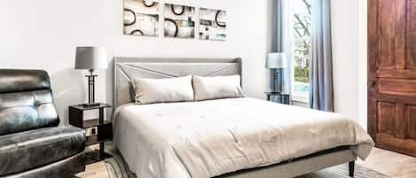 1 habitación, tabla de planchar con plancha, wifi y ropa de cama