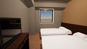 In-room safe, blackout drapes, free WiFi, bed sheets - Tsurumai-no-yu Dormy Inn Chitose (Chitose)