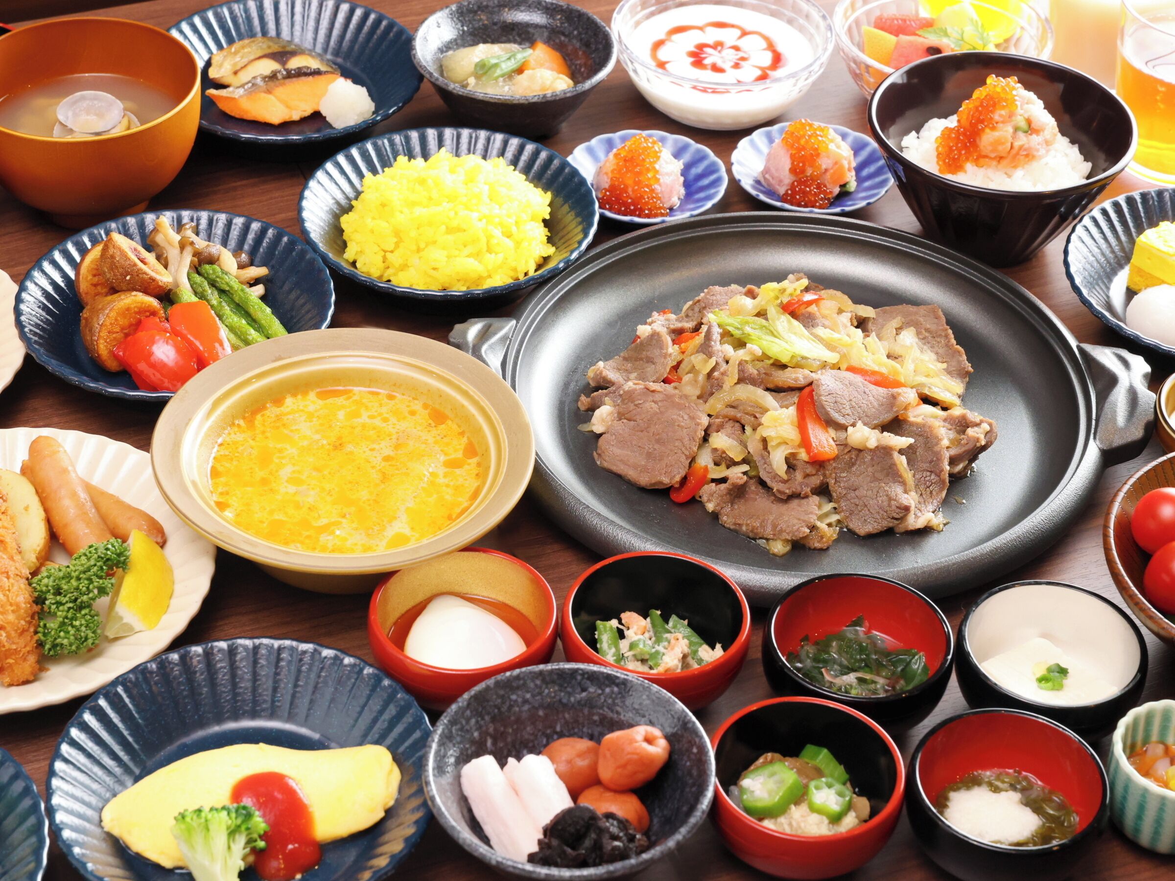 Daily buffet breakfast for a fee