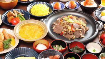 Daily buffet breakfast for a fee