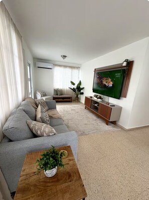 Una Smart TV, libros