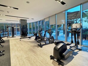 Fitness facility - Luxury 2BR | Full Burj View | Grande Signature (Dubai)