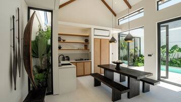 Villa, 2 Bedrooms, Non Smoking, Private Pool | Private kitchen