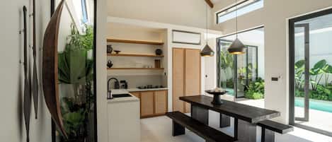 Villa, 2 Bedrooms, Non Smoking, Private Pool | Private kitchen