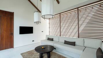 Family Villa, 3 Bedrooms, Non Smoking, Private Pool | Living area