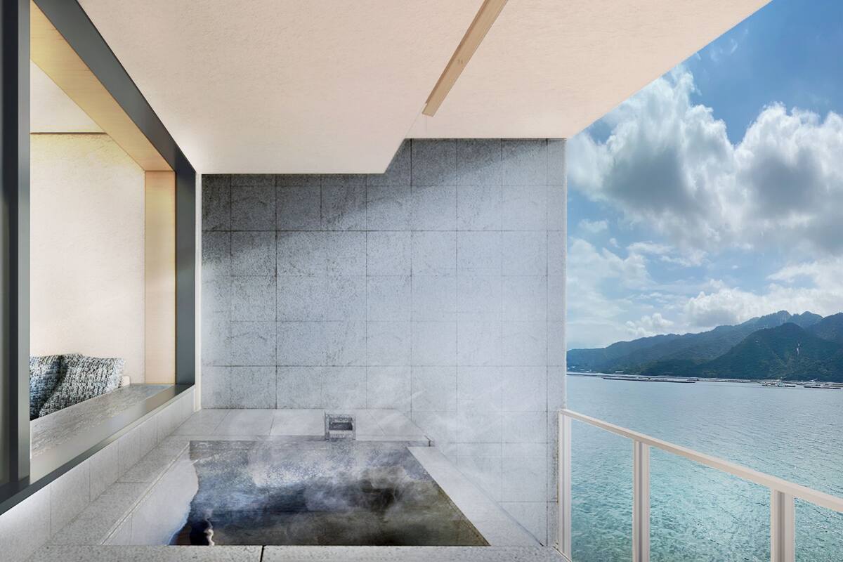 Japanese-style Twin Room , Ocean View | Spa