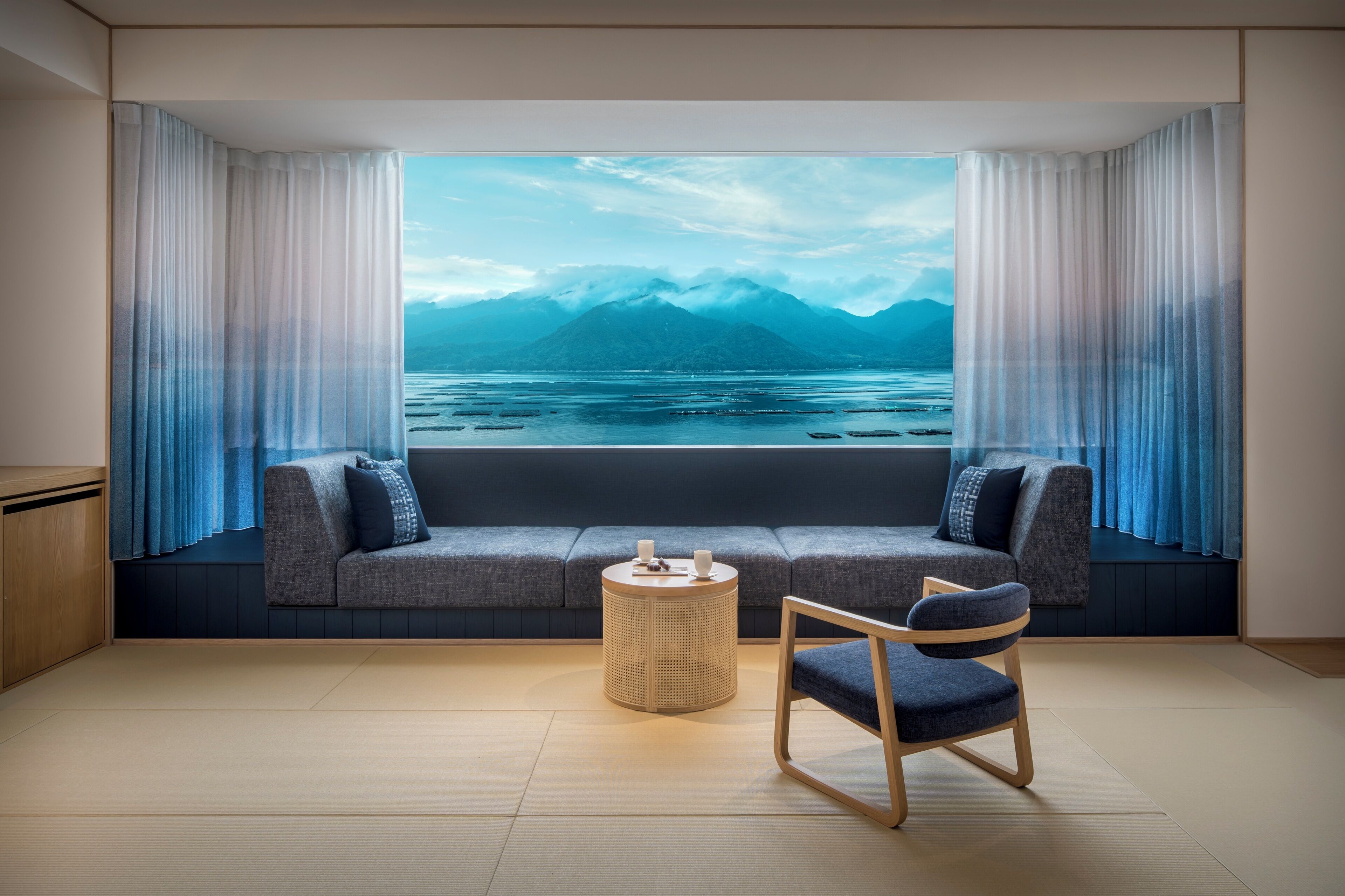 Kamar Twin Standar, pemandangan samudra