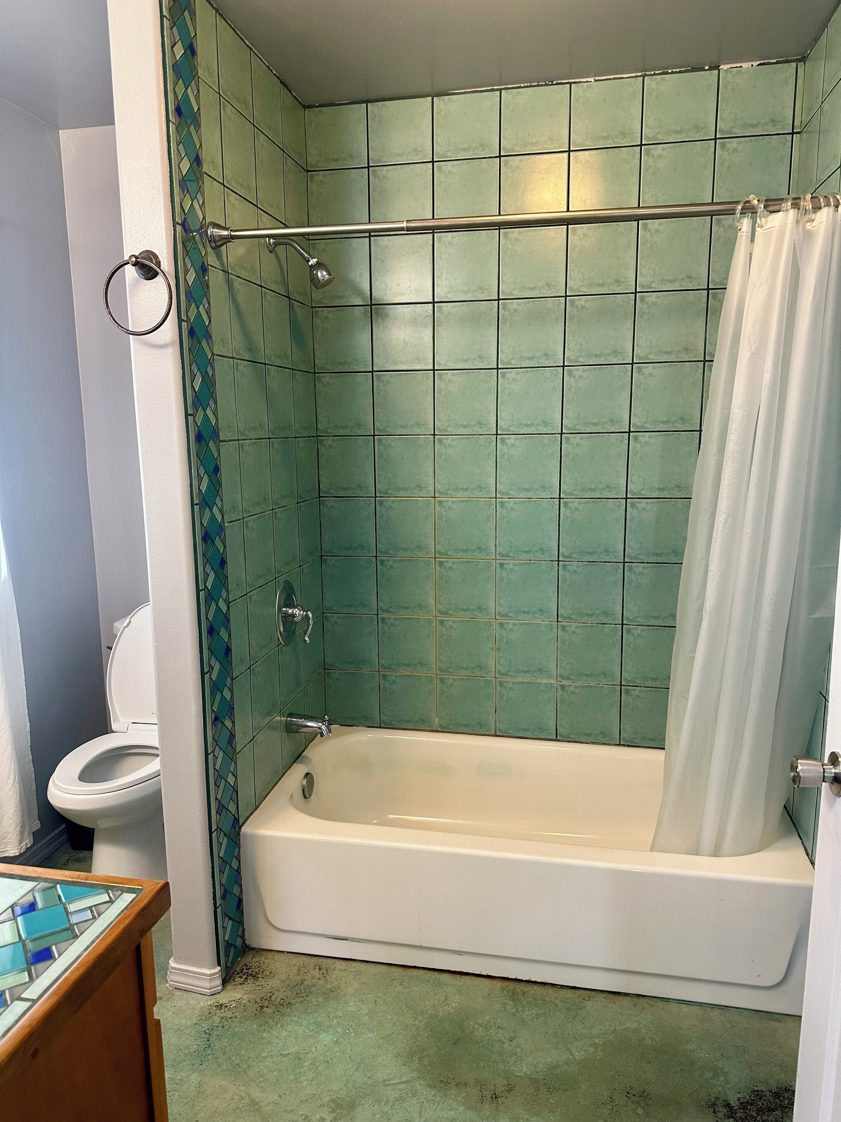 Towels, soap, toilet paper