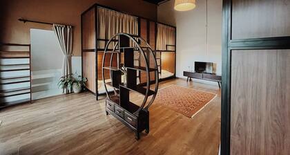 An Nhiên Farm dormitory with bunk beds