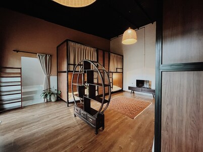 An Nhiên Farm dormitory with bunk beds