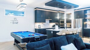 House, 3 Bedrooms, Patio | Game room - Serene 3 Bedroom Home Near YEG With Pool Table (Edmonton)