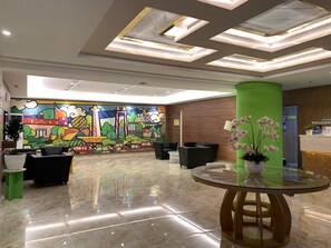 Sala de estar en el lobby