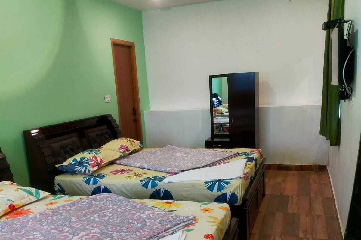 Chambre avec lits jumeaux, balcon