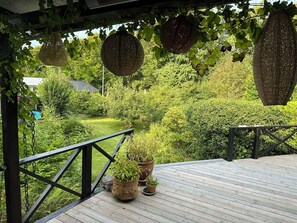 Terrace/patio - Fully modernized in 2026 1 minut from the ocean (Børkop)