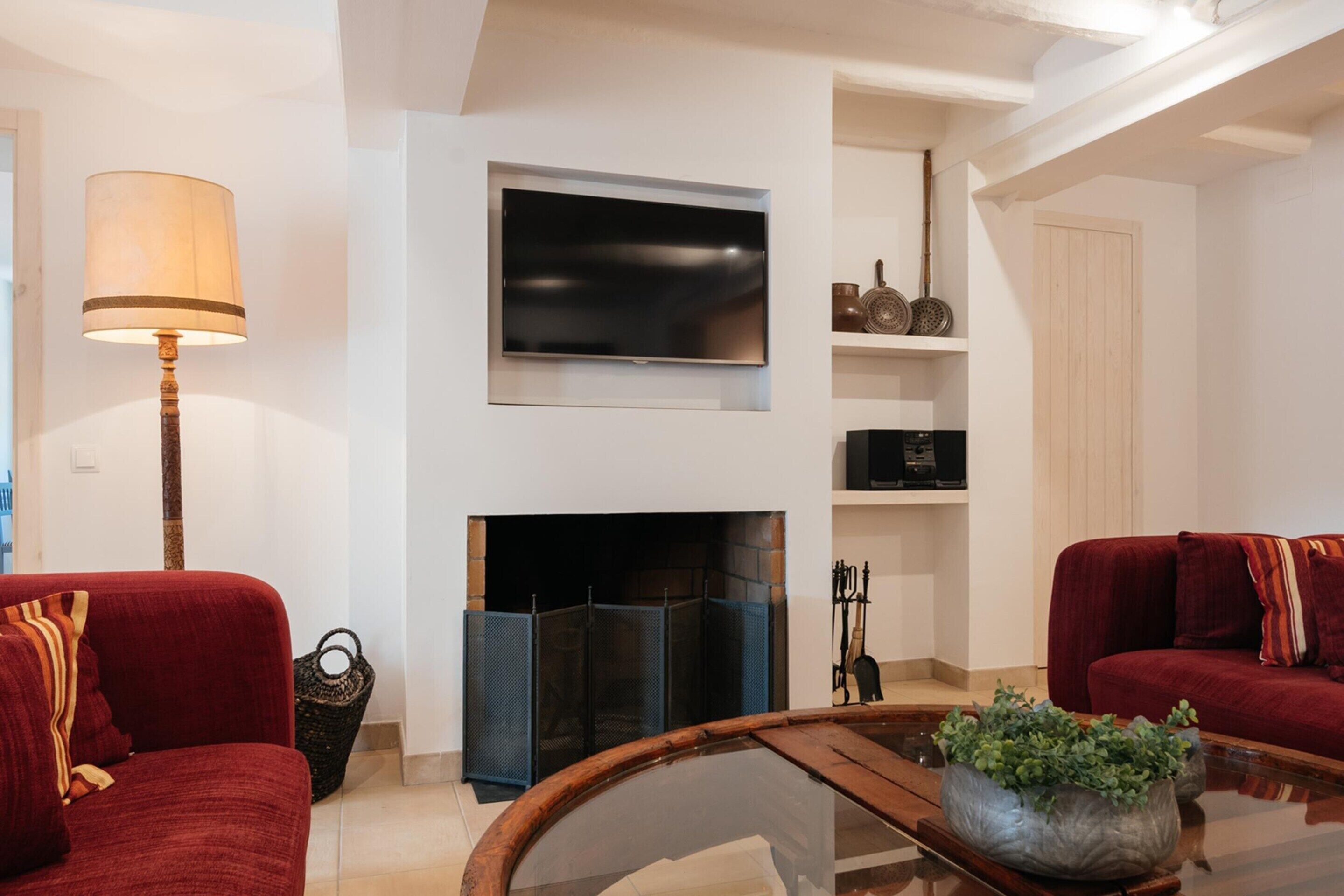 Casa de campo clássica, 3 quartos | Sala de estar