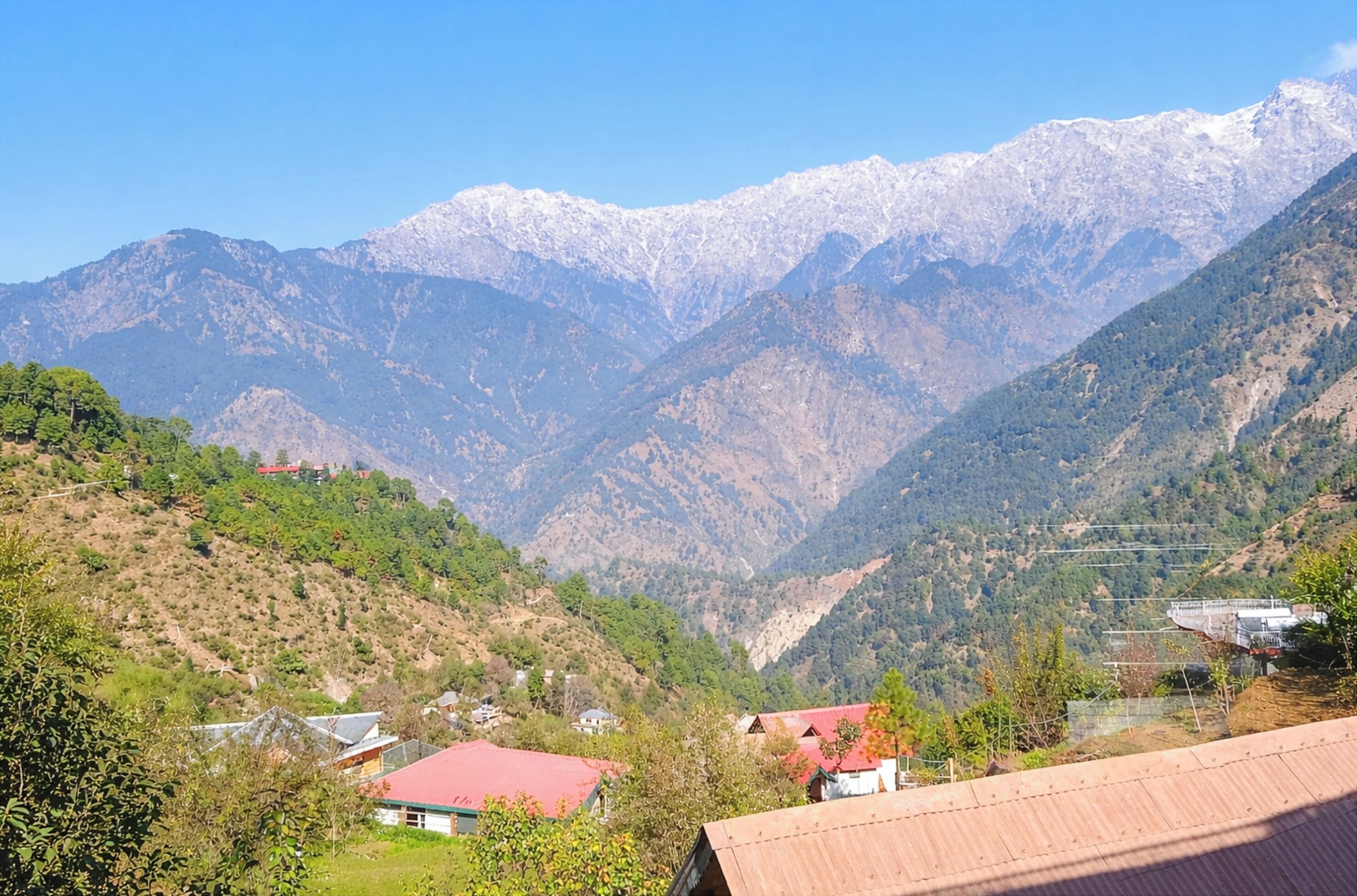 Vue sur les montagnes