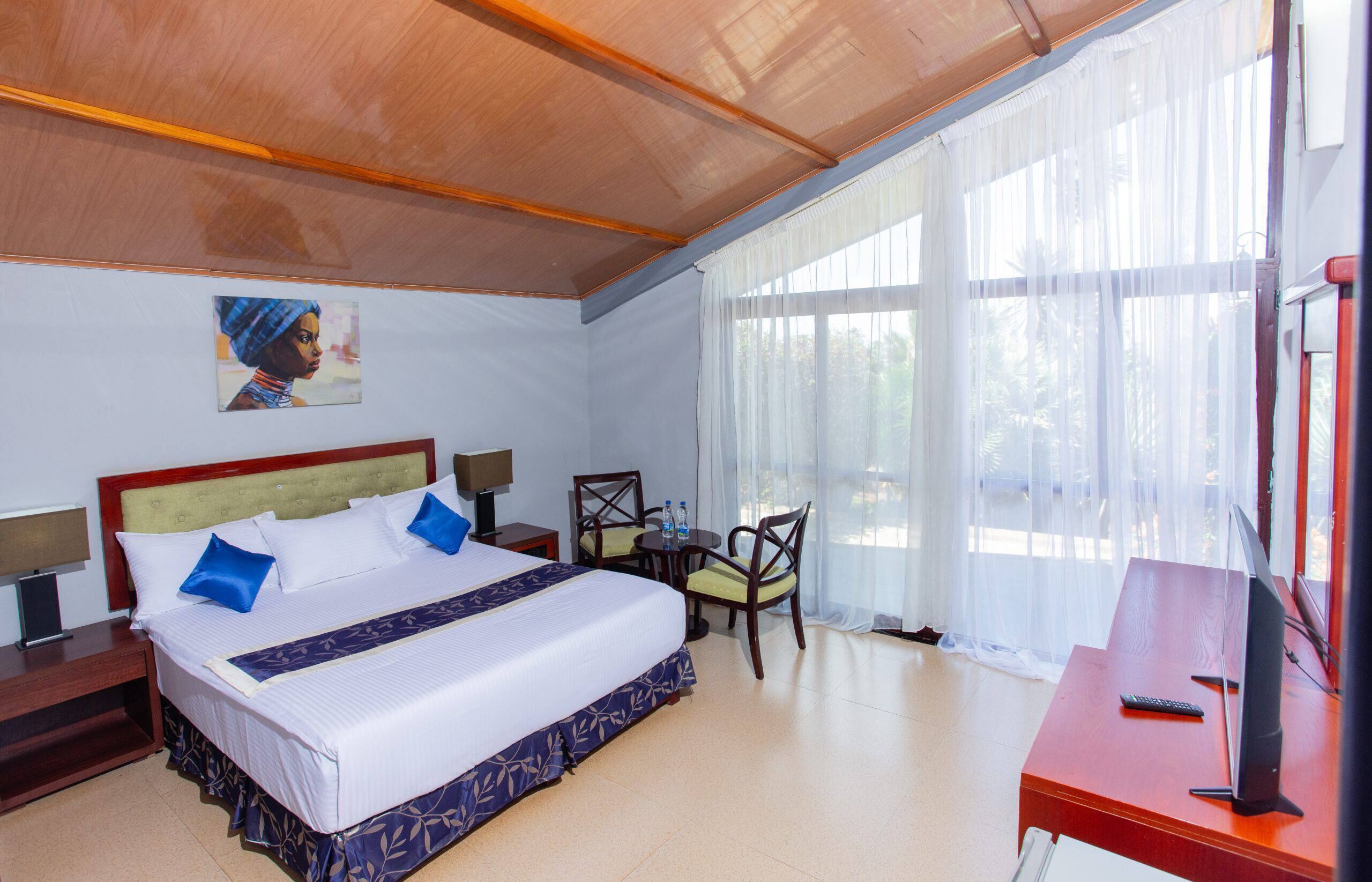 Chambre Standard, balcon, vue jardin