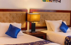 Chambre avec lits jumeaux, balcon