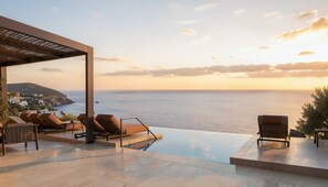 Outdoor pool, a heated pool - Infinity Rise Villa, a Distinctive Private Stay (Agia Pelagia)