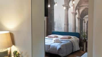 1 chambre, fer et planche Ă repasser, Wi-Fi, draps fournis