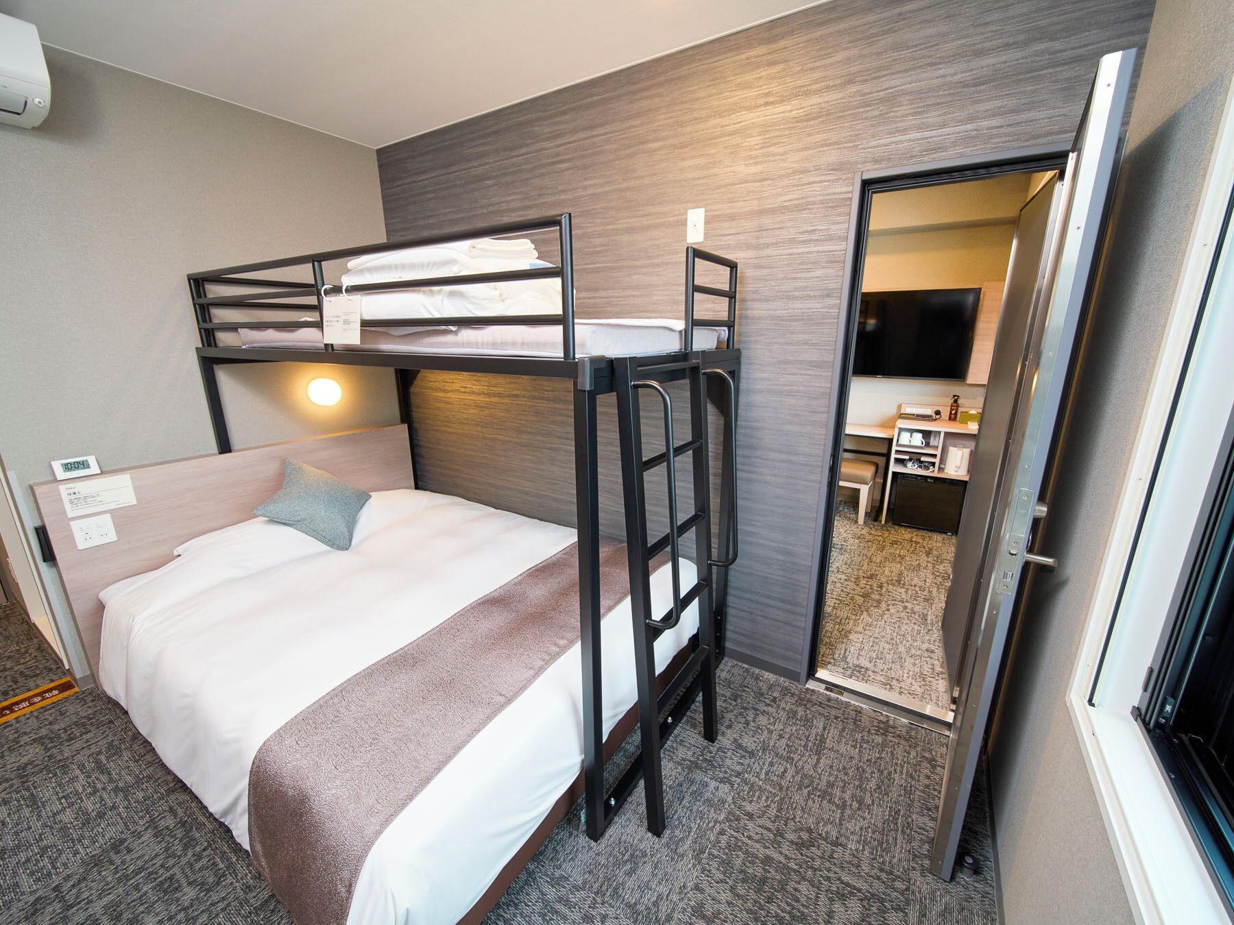 Connecting Rooms (Double Bed with Loft Bed per room), Non Smoking | Desk, iron/ironing board, free WiFi
