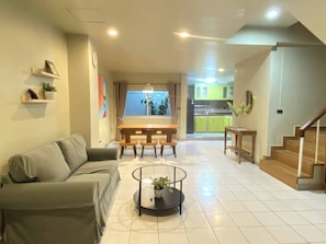 Ferienhaus, 2 Schlafzimmer | Wohnzimmer