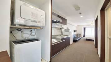 Lägenhet - balkong - utsikt mot staden | Eget kök