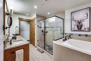 Hair dryer, towels