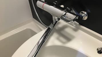 Hair dryer, towels