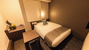 Desk, blackout curtains, soundproofing, iron/ironing board (on request)