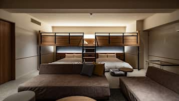 Perhestudio, tupakointi kielletty, lemmikit sallittu (Double Bunk Beds) | Tallelokero huoneessa, ilmainen Wi-Fi, vuodevaatteet